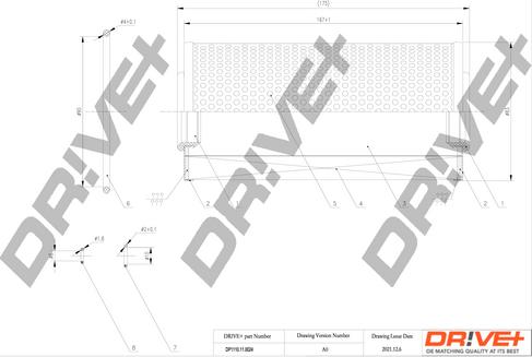 Dr!ve+ DP1110.11.0024 - Yağ filtri furqanavto.az