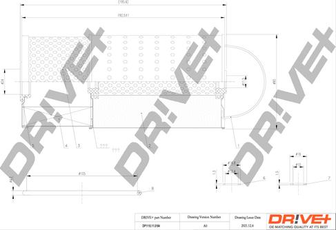 Dr!ve+ DP1110.11.0184 - Yağ filtri furqanavto.az