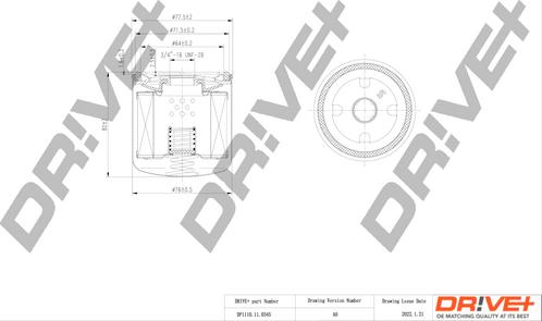 Dr!ve+ DP1110.11.0345 - Yağ filtri furqanavto.az