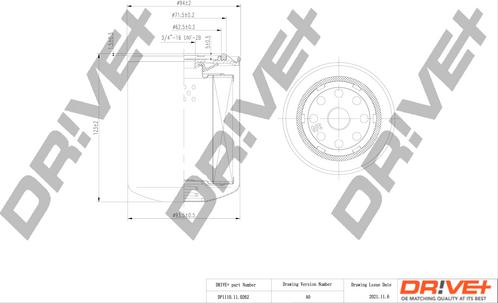 Dr!ve+ DP1110.11.0262 - Yağ filtri furqanavto.az