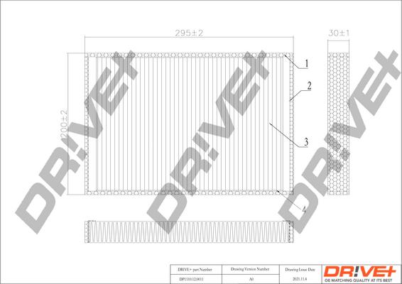 Dr!ve+ DP1110.12.0011 - Filtr, daxili hava furqanavto.az