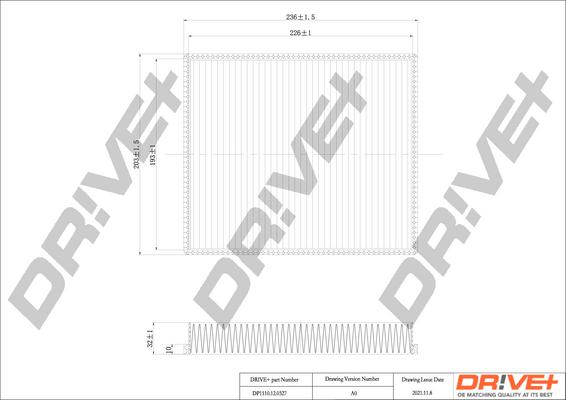 Dr!ve+ DP1110.12.0327 - Filtr, daxili hava furqanavto.az