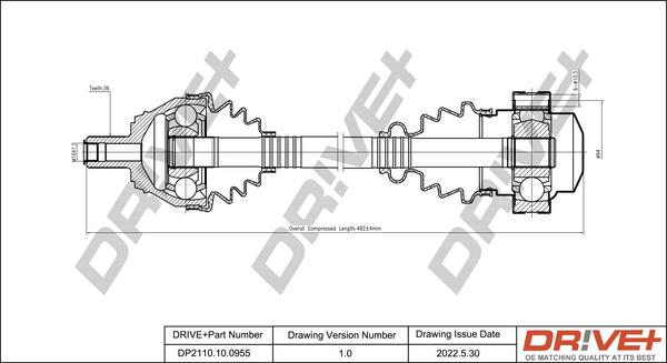 Dr!ve+ DP2110.10.0955 - Sürücü mili furqanavto.az