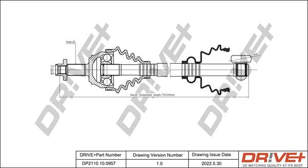 Dr!ve+ DP2110.10.0957 - Sürücü mili furqanavto.az
