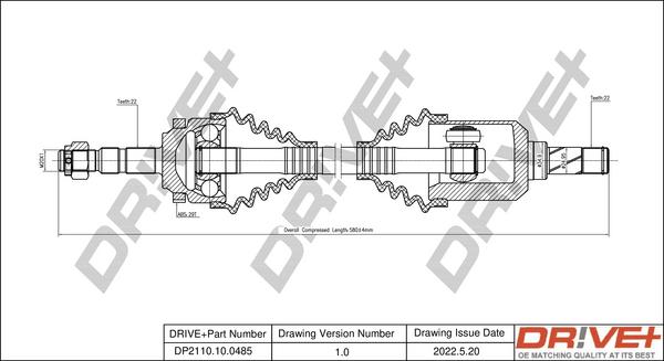 Dr!ve+ DP2110.10.0485 - Sürücü mili furqanavto.az