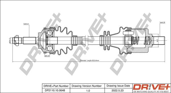 Dr!ve+ DP2110.10.0648 - Sürücü mili furqanavto.az