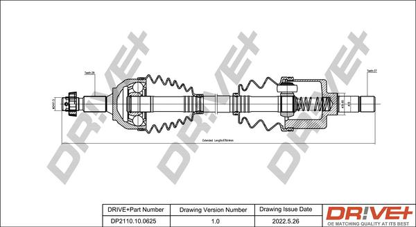 Dr!ve+ DP2110.10.0625 - Sürücü mili furqanavto.az
