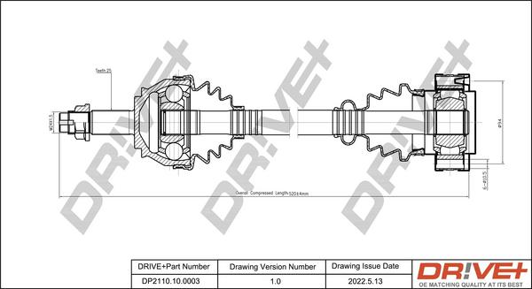 Dr!ve+ DP2110.10.0003 - Sürücü mili furqanavto.az