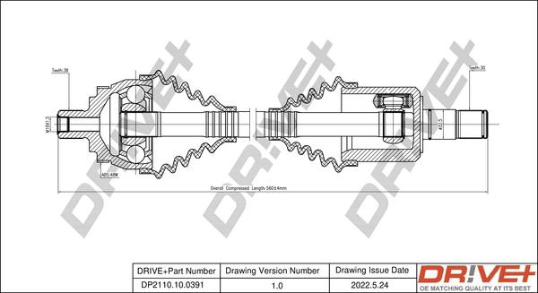 Dr!ve+ DP2110.10.0391 - Sürücü mili furqanavto.az