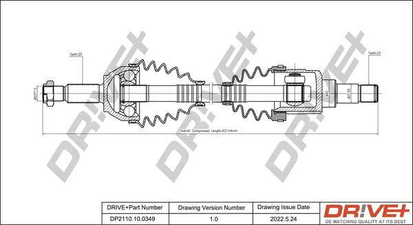 Dr!ve+ DP2110.10.0349 - Sürücü mili furqanavto.az