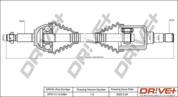 Dr!ve+ DP2110.10.0364 - Sürücü mili furqanavto.az