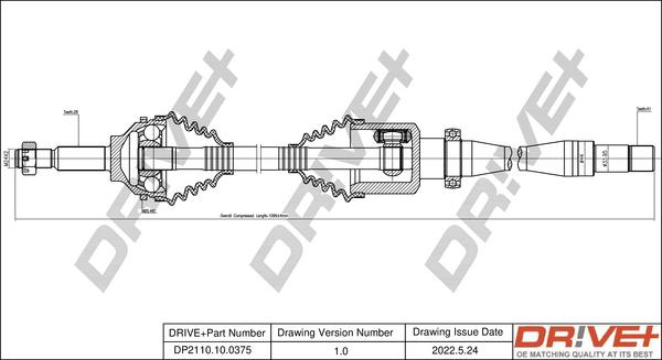 Dr!ve+ DP2110.10.0375 - Sürücü mili furqanavto.az