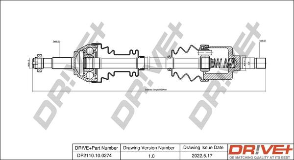 Dr!ve+ DP2110.10.0274 - Sürücü mili furqanavto.az