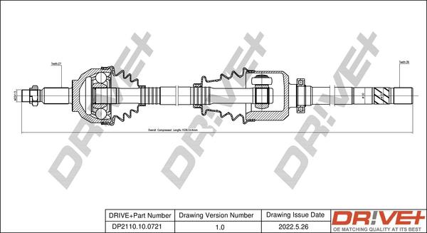 Dr!ve+ DP2110.10.0721 - Sürücü mili furqanavto.az