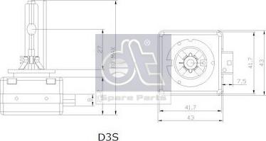 DT Spare Parts 4.66604 - Lampa, fara furqanavto.az