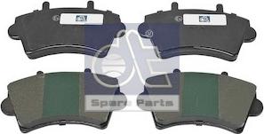 DT Spare Parts 6.95120 - Əyləc altlığı dəsti, əyləc diski furqanavto.az