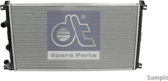 DT Spare Parts 6.35240 - Radiator, mühərrikin soyudulması furqanavto.az