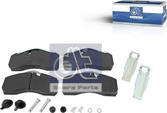 DT Spare Parts 3.96405 - Əyləc altlığı dəsti, əyləc diski furqanavto.az