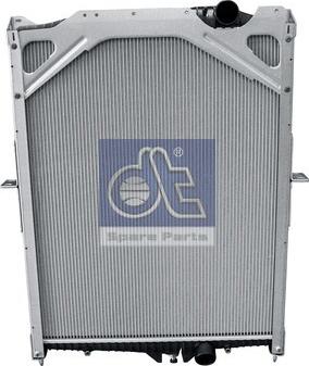 DT Spare Parts 2.11057 - Radiator, mühərrikin soyudulması furqanavto.az