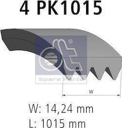 DT Spare Parts 7.54817 - V-yivli kəmər furqanavto.az