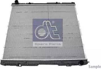 DT Spare Parts 7.21014 - Radiator, mühərrikin soyudulması furqanavto.az