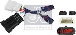 DT Spare Parts 7.73191 - Birləşdirici kabel, xarici güzgü furqanavto.az