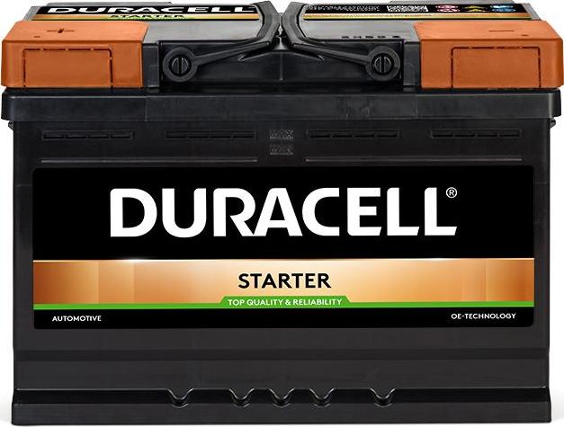 DURACELL 010572330801 - Başlanğıc batareyası furqanavto.az