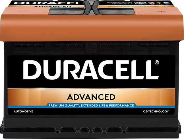 DURACELL 013572090801 - Başlanğıc batareyası furqanavto.az