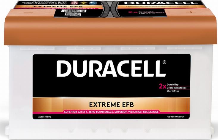 DURACELL 012585110801 - Başlanğıc batareyası furqanavto.az