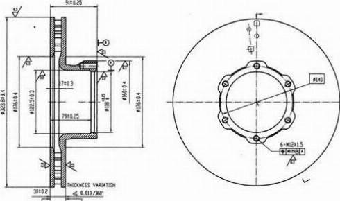 Duron DCR163A - Əyləc Diski furqanavto.az