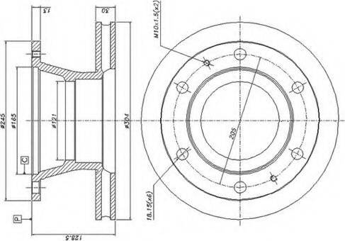 Duron DCR105A - Əyləc Diski furqanavto.az