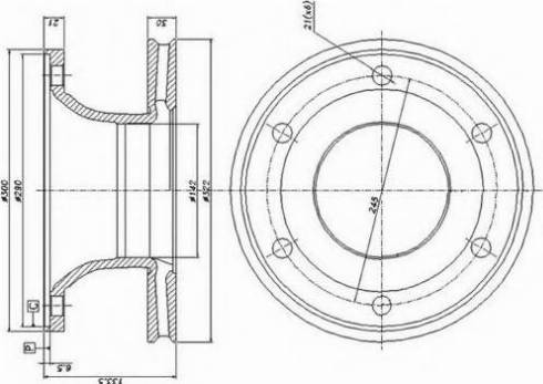 Duron DCR175A - Əyləc Diski furqanavto.az