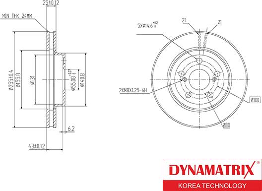 Dynamatrix DBD620 - Əyləc Diski furqanavto.az