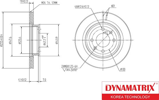 Dynamatrix DBD1636 - Əyləc Diski furqanavto.az