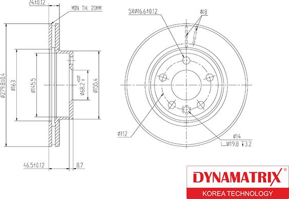 Dynamatrix DBD1010 - Əyləc Diski furqanavto.az