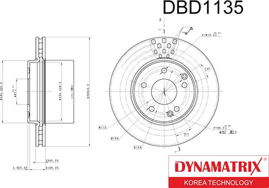 Dynamatrix DBD1135 - Əyləc Diski furqanavto.az