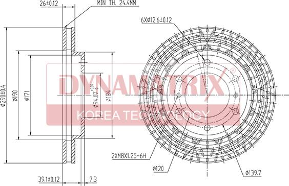 Dynamatrix DBD1384 - Əyləc Diski furqanavto.az