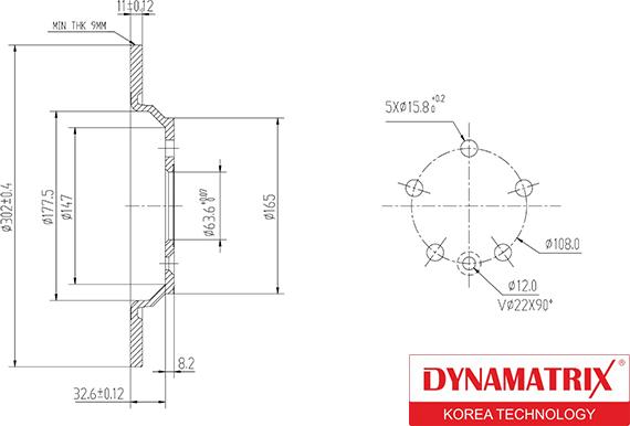 Dynamatrix DBD1720 - Əyləc Diski furqanavto.az