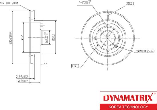 Dynamatrix DBD260 - Əyləc Diski furqanavto.az