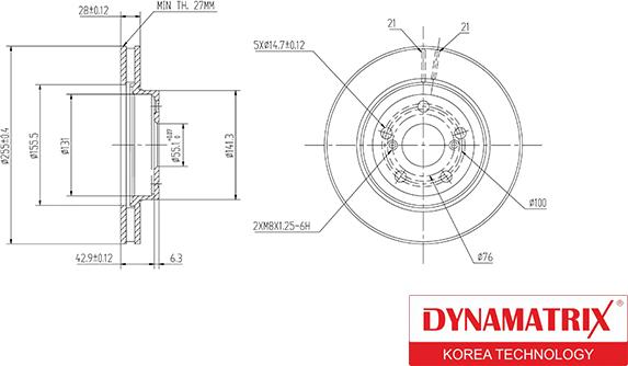 Dynamatrix DBD799 - Əyləc Diski furqanavto.az