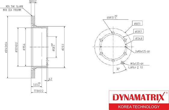 Dynamatrix DBD715 - Əyləc Diski furqanavto.az