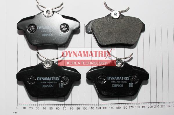 Dynamatrix DBP995 - Əyləc altlığı dəsti, əyləc diski furqanavto.az