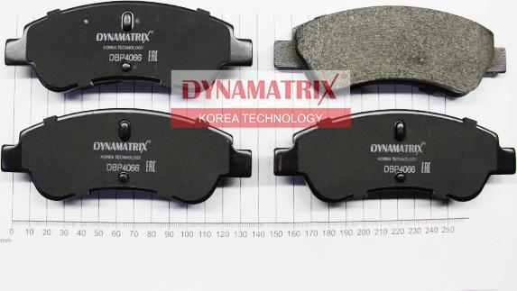 Dynamatrix DBP4066 - Əyləc altlığı dəsti, əyləc diski furqanavto.az