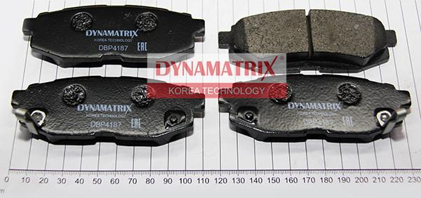 Dynamatrix DBP4187 - Əyləc altlığı dəsti, əyləc diski furqanavto.az