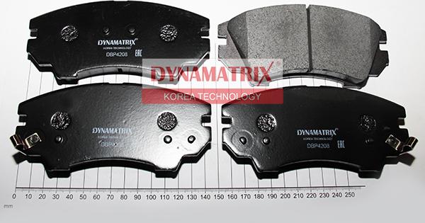 Dynamatrix DBP4208 - Əyləc altlığı dəsti, əyləc diski furqanavto.az