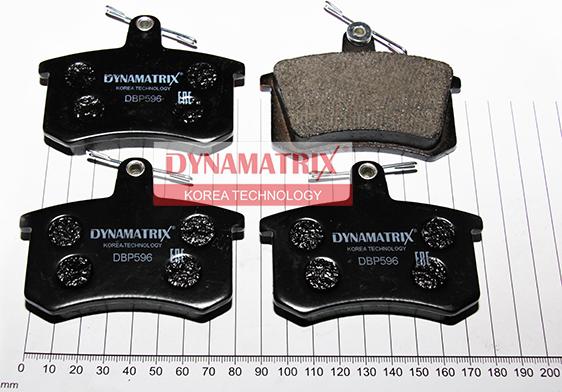 Dynamatrix DBP596 - Əyləc altlığı dəsti, əyləc diski furqanavto.az