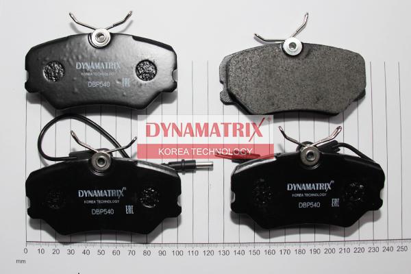 Dynamatrix DBP540 - Əyləc altlığı dəsti, əyləc diski furqanavto.az