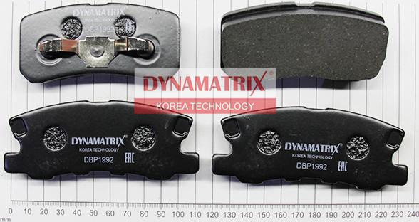 Dynamatrix DBP1992 - Əyləc altlığı dəsti, əyləc diski furqanavto.az