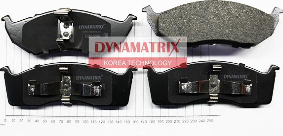Dynamatrix DBP1098 - Əyləc altlığı dəsti, əyləc diski furqanavto.az