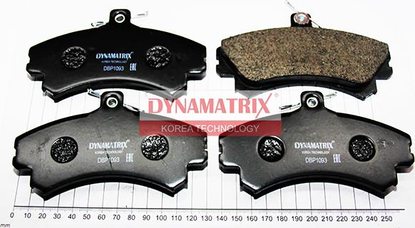 Dynamatrix DBP1093 - Əyləc altlığı dəsti, əyləc diski furqanavto.az